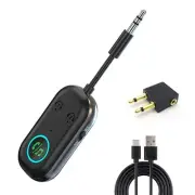 2-in-1 Bluetooth Transmitter Receiver for Airplanes, TVs, Computers - Support...