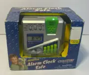 KIDS ALARM CLOCK BANK / SAFE BY SUMMIT TOYS NIB SCARCE