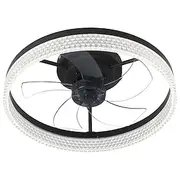 Ceiling Fan with Light, Low Profile Fan, Flush Mount Ceiling Fan, Dimmable LED, App Remote Control, Quiet DC Motor, for Bedroom, Living Room