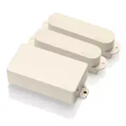 EMG SA/SA/81 HSS Active Guitar Pickup Set w/ Install Kit, Ivory