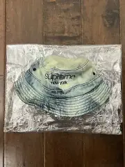 Supreme SS24 Chino Twill Crusher Hat Dirty Indigo Blue Size M/L New IN HAND