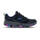 Skechers Go Run 女 黑紫 反光 慢跑鞋 129231-BKMT