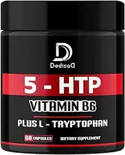 5 HTP Supplement 1010mg - 60 Capsules 3in1 Combined with Vitamin B6, L-Tryptophan - Mood, Brain, Body Balance & Immune Support