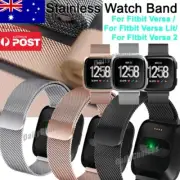For Fitbit Versa/2//Lite Milanese Stainless Magnetic Watch Band WristBand