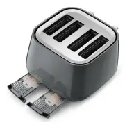 De'Longhi Eclettica 4 Slice Graceful Grey