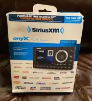 SiriusXM SXPL1V1 Onyx Plus Satellite Radio with Vehicle Kit- NEW - FREE SHIPPING