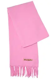 Acne Studios Canada Wool Scarf - Light Pink One Size