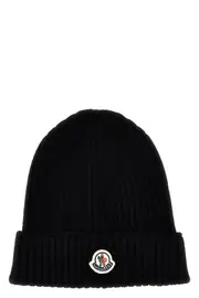 MONCLER ENFANT Logo Patch Beanie