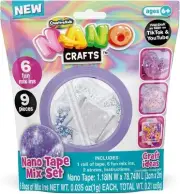 Nano Glitter Tape - Wide Sparkly Nano Bubble - 3m x 5cm Thick Nano Tape - Purple