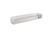 Polar G-Series Countertop Prep Fridge with Lid 8x 1/4GN with Hard Stainless Lid