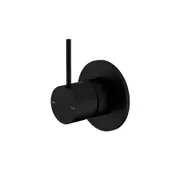 Nero Mecca Shower Mixer 80mm Plate Handle Up Trim Kits Only Matte Black NR221911BTMB