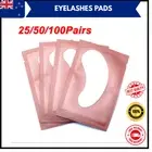 25/50/100 PAIRS Under Eye Curve Eyelash Pads Gel Patch Lint Free Lash Extension