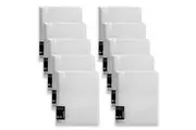 10pc Colourhide Display Book Refillable File Holder Organiser 20-Sheets Clear