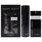 Silver Scent by Jacques Bogart for Men - 2 Pc Gift Set 3.33oz EDT Spray, 6.66...
