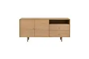6IXTY Niche Buffet Unit Sideboard Wooden Storage Cabinet - Natural