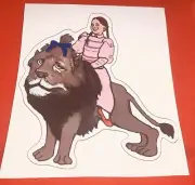 THE WIZARD OF OZ Dorothy Cowardly Lion Sticker