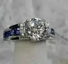 14k White Gold Plated 2.40Ct Round Cut Lab Created Diamond Women's Wedding Ring