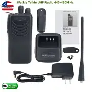 TK-3000 4W Walkie Talkie UHF Radio 440-480MHz 16CH Handheld Transceiver -US