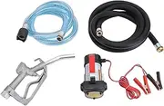 12V 155W Electric Fuel Pump Kit Efficient Oil Extractor for Farms Construction Sites PVC Rubber Steel Lightweight Portable