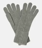 [Loro Piana] Loro Piana Napier cashmere gloves L red