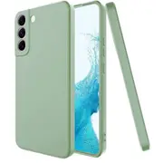 MCC For Samsung Galaxy S22 5G Soft Liquid Silicone Shockproof Case Cover S901 [Green]