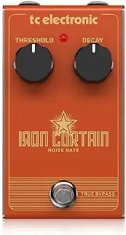 TC Electronic Analog Noise Gate Pedal Guitar Effects IRON CURTAIN NOISE GATE
