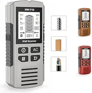 Multifunctional Handheld Metal & Wall Detector, Buyusus Wall Detector, Metal Pipe Detectors, for Center and Edge Inspection of Metals, Studs, Ac Wires and Pipes (Gray)