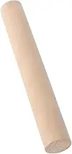 KALLORY Wooden Rolling Pin for Clay and Dough Durable Pottery Roller Tool Multiuse Baking and Crafting Essential Stylish Design with Comfortable Grip for DIY Projects