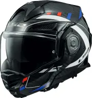 LS2 FF901 Advant X Carbon Future, modular helmet , color: Black/Red/White/Blue , size: XS