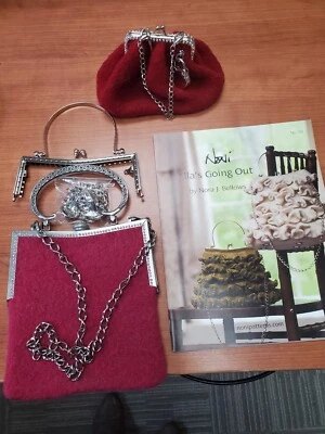 Noni Hardware Kit, Pattern + 2 finished felted items Ella's Going Out