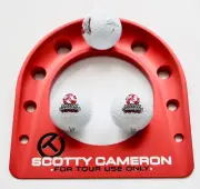 SCOTTY CAMERON Tour Use Only Putting Cup Kit w/3 Scotty ProV1 Balls Limited RED