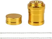 WSDMAVIS 1 Pcs Portable Mini Alcohol Burner Lamp Case Aluminum Alloy Alcohol Stove for Outdoor Camping Picnic Lab Equipment Heating Tool