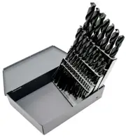 Fractional Jobber Length Drill Bit Set 1/16" - 1/2" by 32nds, Michigan Drill USA