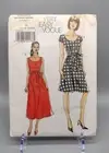 Tied Sash Belted Dress in Two Lengths Sewing Pattern | Vogue 8469 | Sz 14-20