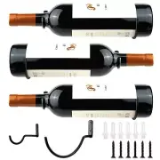 Wall Mounted Wine Rack Metal Hanging Wine Bottle Holder