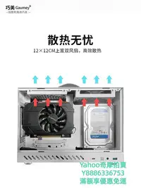 在飛比找Yahoo!奇摩拍賣優惠-ITX機殼itx小機箱電腦機箱小型緊湊迷你mini機箱外殼s