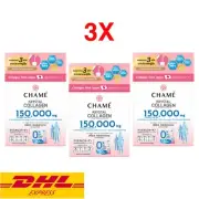 3x Chame Krystal Collagen Powder 150000mg Firming Young Brighten Skin Nails Hair