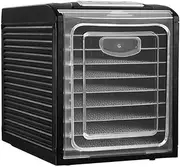 Devanti Food Dehydrator, 9 Trays 700W Electric Excalibur Dehydrators Dryer Machine Oven Jerky Yogurt Fruit Maker Home Small Kitchen Appliances, Adjustable Temperature Control Black