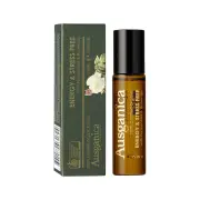 Ausganica Organic Energy & Stress Free Roll-On Peppermint & Rosemary 14 ml
