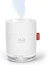 Humidifiers 500ml Cool Mist Air Ultrasonic Quiet USB Desktop Humidifiers with Night Light Waterless Auto Shut-Off for Home Baby Bedroom Office Travel (White)
