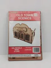 2016 TT Combat Old Town Scenics Wooden Kit Unopened Wine Store