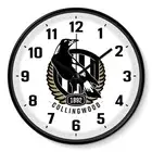 Collingwood Magpies AFL 30cm Team Logo Wall Clock Christmas in July Sale