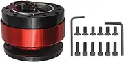 Quick Release Steering Wheel Kit | Race Steering Wheel Quick Release Adapter - Detachable Adjustable Aluminum Adapter for Truck Boat Automotive Racing Drift Adventure