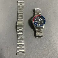 在飛比找蝦皮商城精選優惠-適用於 SEIKO 5  銀色彎曲末端精工 手鏈 SRPD 