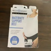 Belly Bandit Basics Maternity Belly & Back Support Belt Size Medium Black