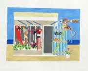 Seabreeze/J&J Graphics Windsocks Handpainted Needlepoint Canvas