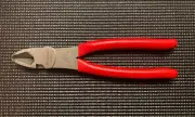 SNAP ON Tools USA NEW RED 8" High-Leverage Diagonal Cutter Pliers 388ACF