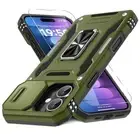 Case for iPhone 16 Plus with Slide for iPhone 16 Plus-6.7 Inch Olive Green