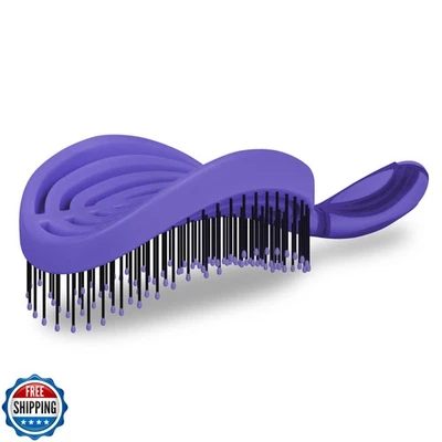 NuWay 4HAIR DoubleC PRO U.S. Patented Double Curved Detangling Brush is Hair