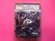 100qty 16-14awg PRIMARY COPPER WIRE SPADE TERMINALS DIS CONNECTORS POWER PATH